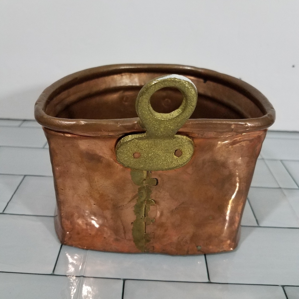 Copper Container Handmade - Picture 3 of 8